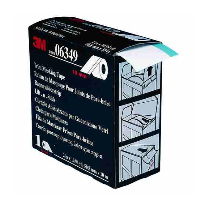 Cinta Masking Tape Para Moluduras 2 Pulg x 10m 3M Auto 6349