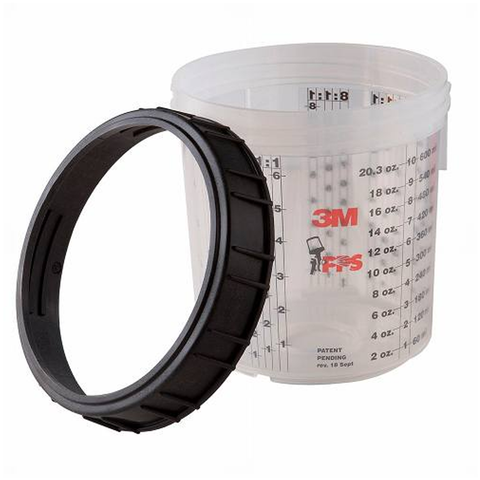 Vaso De Mezcla y Collar PPS 3M 650ml 3M Automotriz 16001