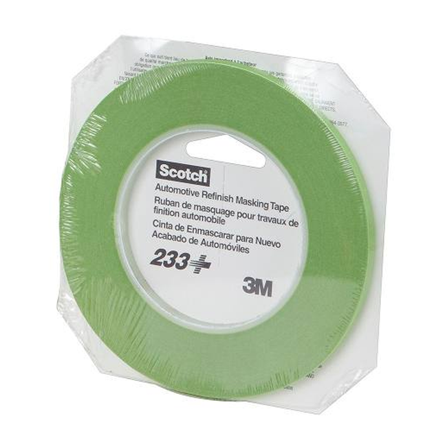 Masking Tape Mod 233+ 1/4 Pulg x 55m 3M Automotriz 26330