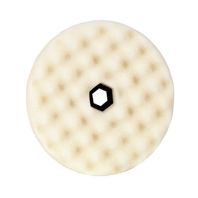 Borla De Esponja Blanca Para Pulir 6 Pulg 3M Auto 33284