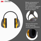 3M Protector Peltor orejera X2A diadema superior NRR 24DB PRUEBA