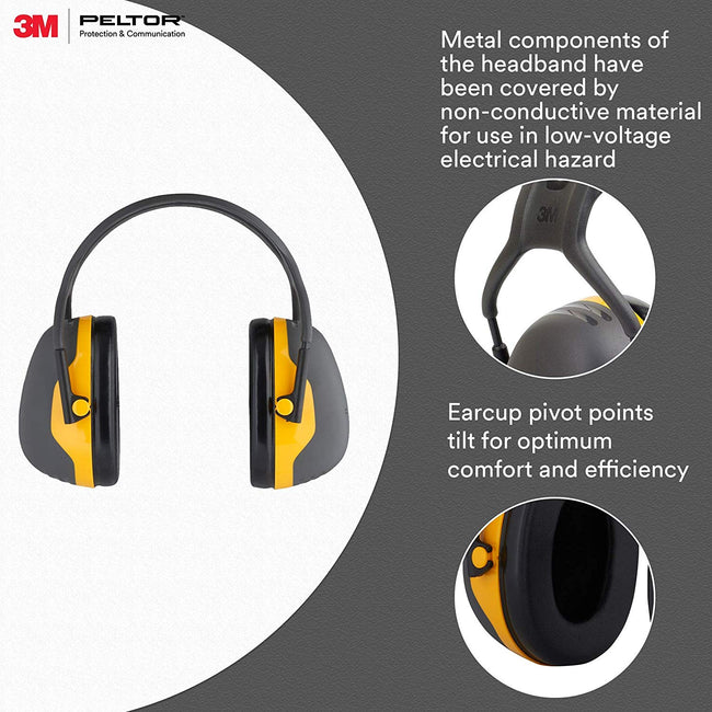 3M Protector Peltor orejera X2A diadema superior NRR 24DB PRUEBA