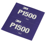 Hoja Abrasiva Flexible 5.5 x 6.8 Pulg P1500 3M Auto 34343