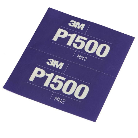 Hoja Abrasiva Flexible 5.5 x 6.8 Pulg P1500 3M Auto 34343