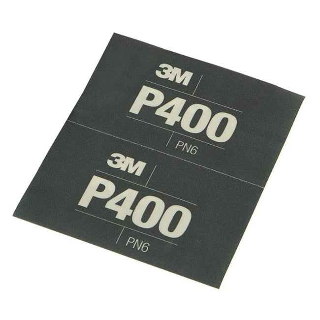 Hoja Abrasiva Flexible 5.5 x 6.8 Pulg P400 3M Auto 34337