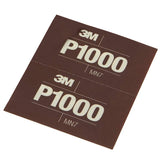 Hoja Abrasiva Flexible 5.5P x 6.8 Pulg P1000 3M Auto 34341