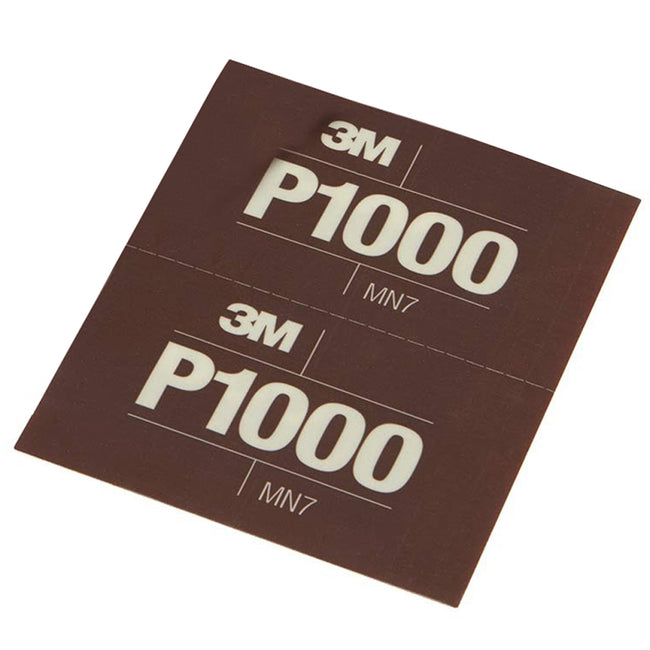 Hoja Abrasiva Flexible 5.5P x 6.8 Pulg P1000 3M Auto 34341
