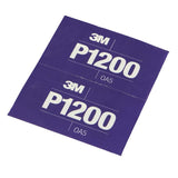 Hoja Abrasiva Flexible 5.5 x 6.8 Pulg P1200 3M Auto 34342
