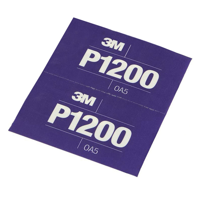 Hoja Abrasiva Flexible 5.5 x 6.8 Pulg P1200 3M Auto 34342