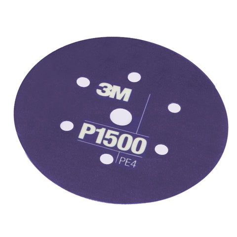 Disco Abrasivo Flexible Hookit P1500 6 Pulg 3M Auto 34409